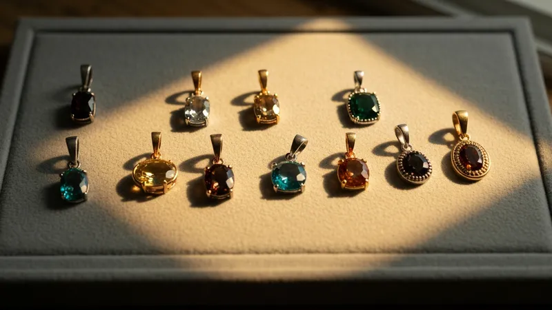 Matériaux et montures pendentif pierre précieuse : guide